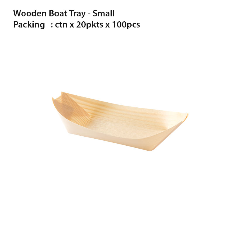 Small Wooden Boat Tray Wooba Order 24 7 Malaysia Small Wooden Boat Tray